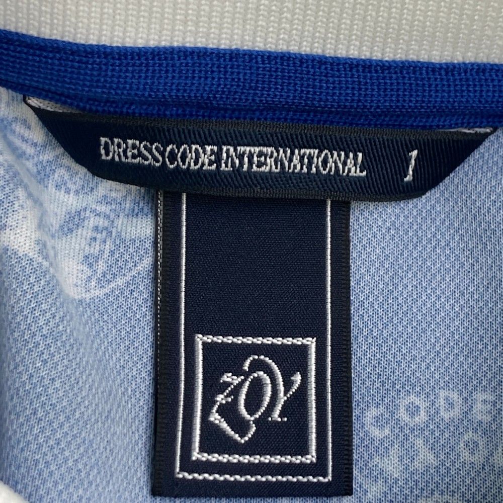 サイズ：1 ZOY ゾーイ 071422012 半袖ポロシャツ 総柄 ブルー系 [240101416457] ゴルフウェア メンズ ストスト ZOY ゾーイ ゴルフウェア メンズ半袖 ポロシャツ 美品 - メルカリ