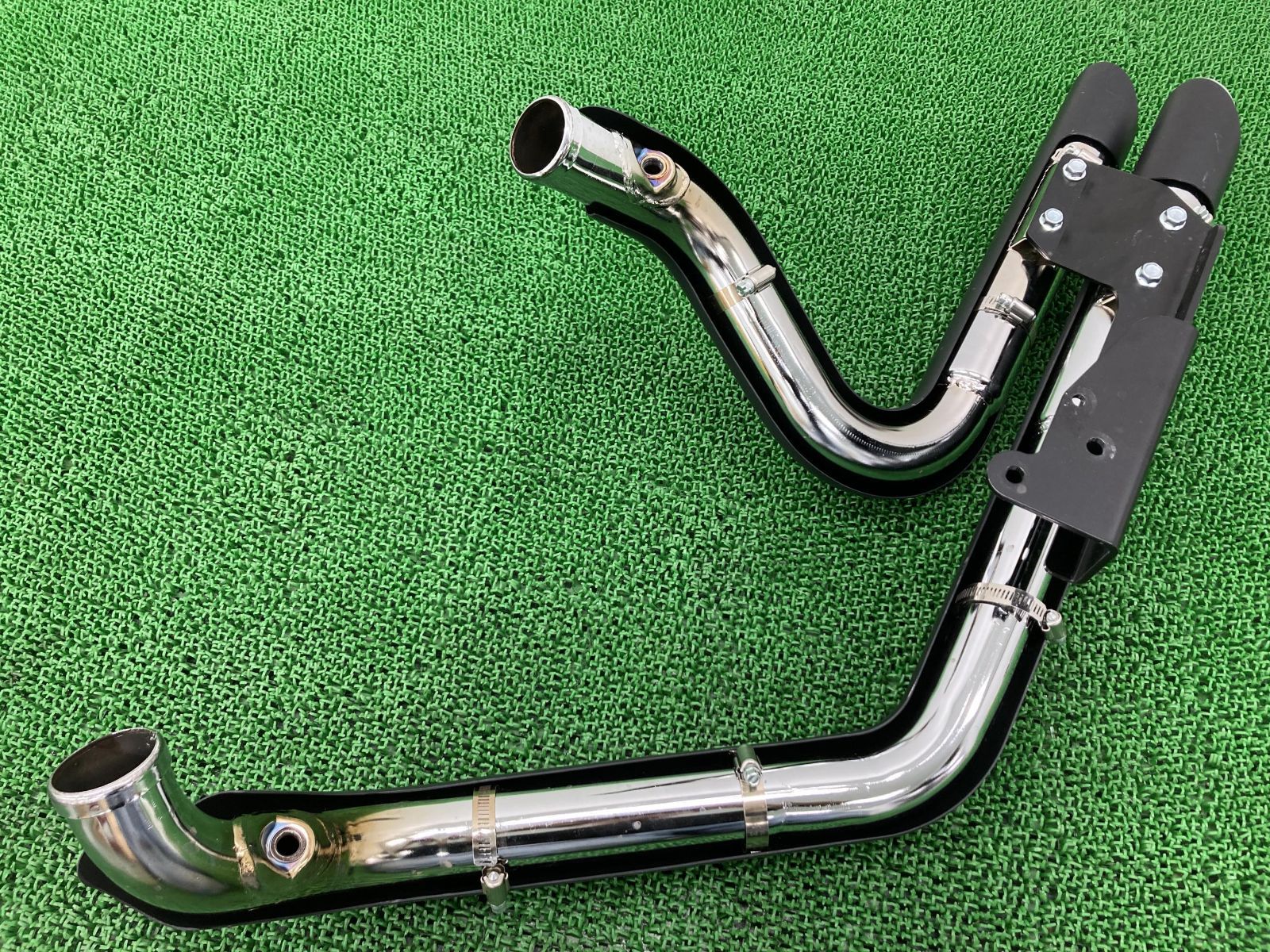 スポーツスター 14-21 バンス ショートショット マフラー ブラック PCX