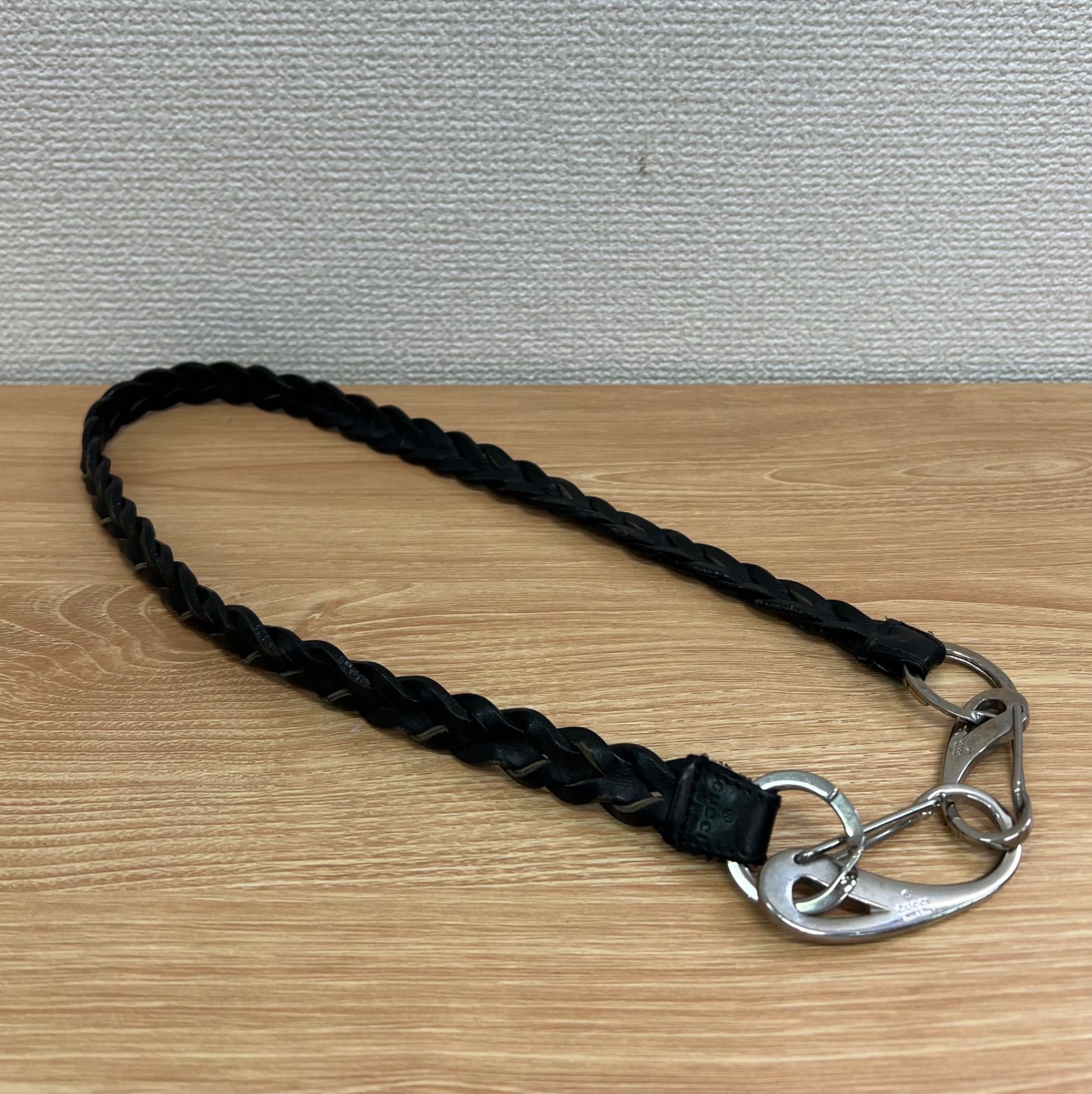 GUCCI グッチ トムフォード期 ウォレットチェーン ウォレットコード レザー