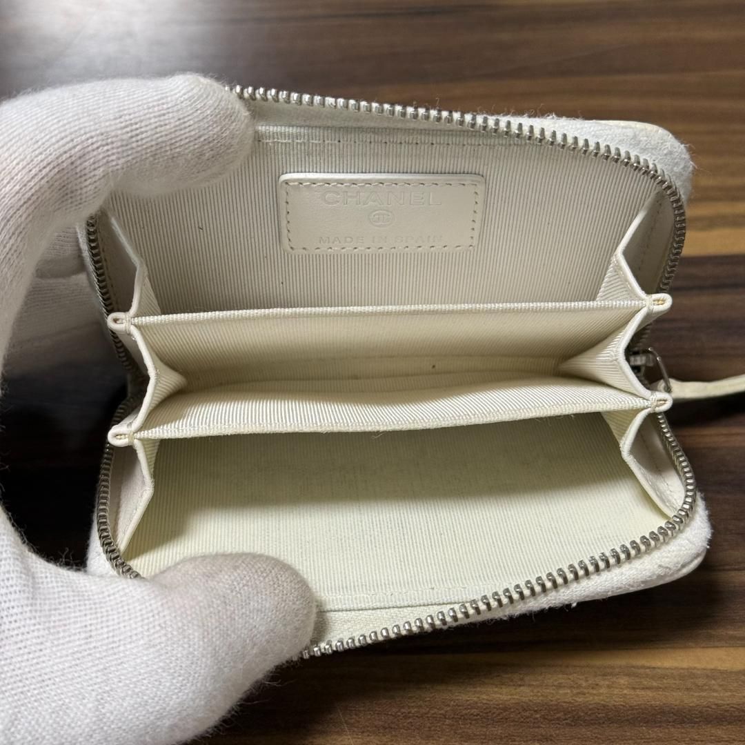30番台 CHANEL コインケース キャビアスキン マトラッセ ココマーク ミニ財布 NICORILABO_COM