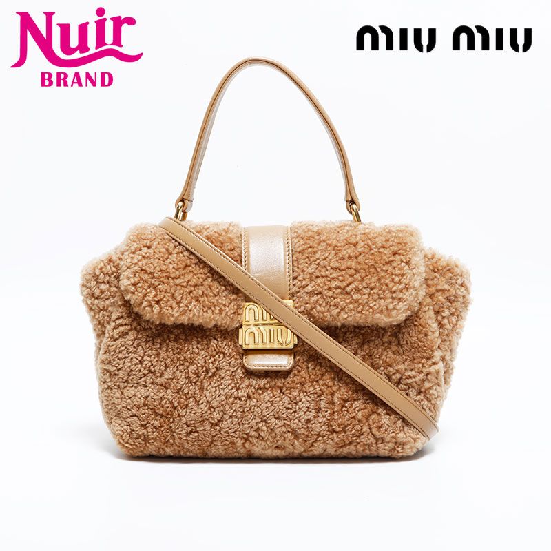 Miu Miu ミュウ ミュウ ショルダーバッグ ボア 2way 2023AW