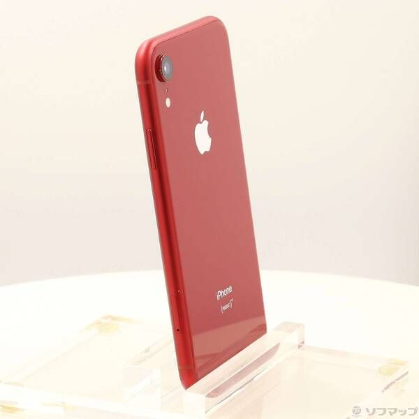 中古品〕 iPhoneXR 64GB プロダクトレッド MT062J／A SIMフリー
