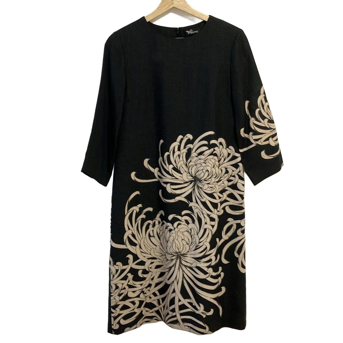 新品・タグ付✨pagong パゴン　ワンピース　リネン混　花と孔雀 ロングワンピース | 京友禅アロハシャツ Pagong ～パゴン