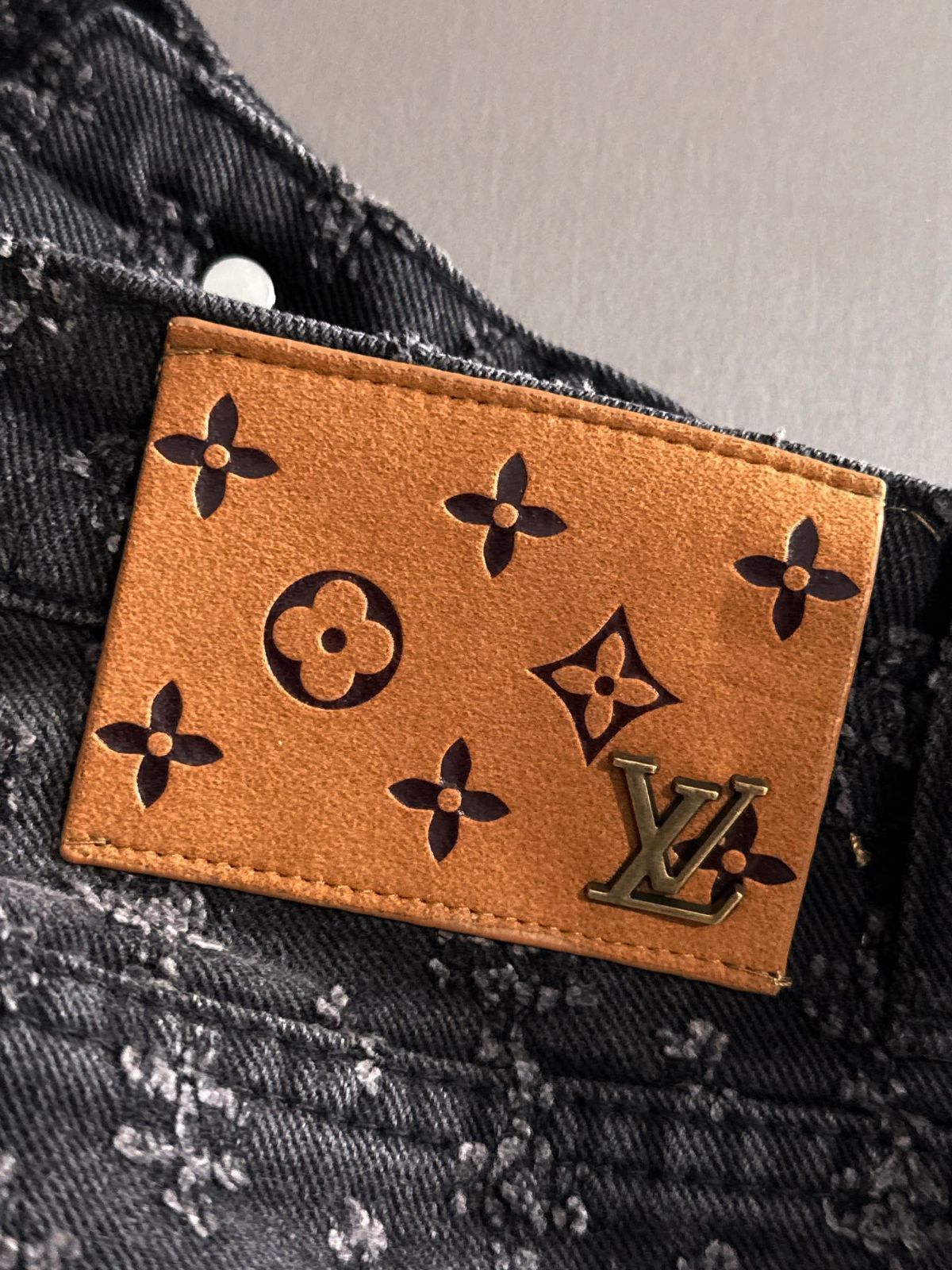 【爽やかアート♡】LV パンツシャンブレー モノグラム 爽やかアート♡】LV パンツシャンブレー モノグラム