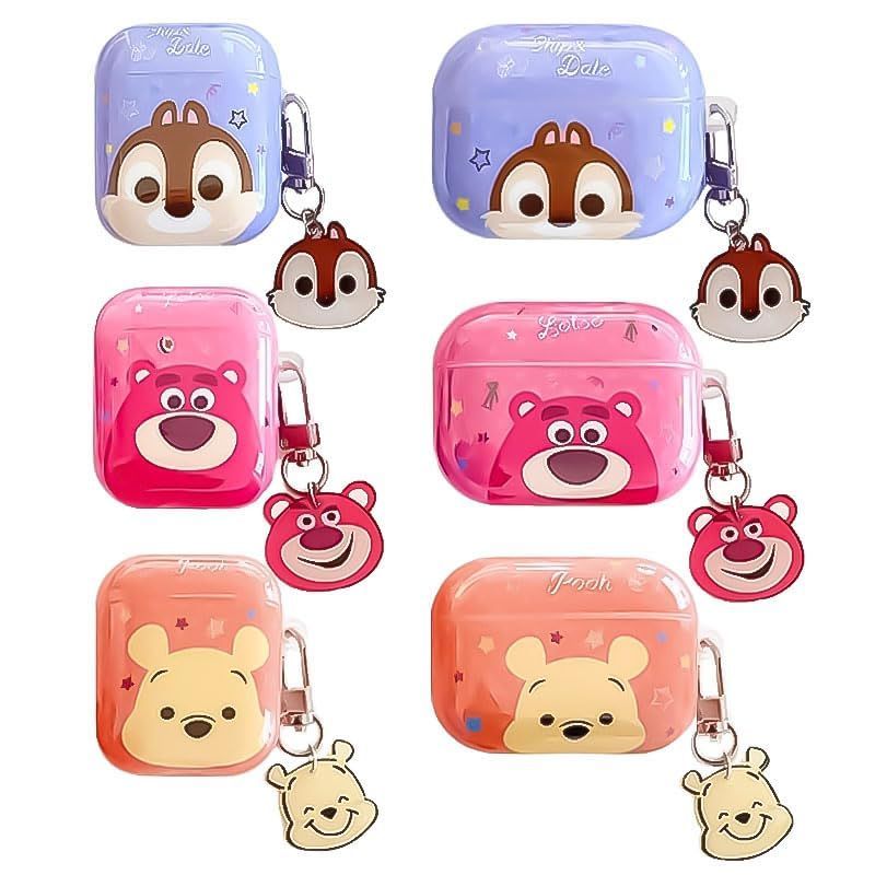 くまのプーさん プー ロッツォAirPods 第3世代 ケース くまのプーさん プー ロッツォ シリコン保護ケース エアポッドカバー イヤーチップ シリコーン 落下防止 全面保護 衝撃を防ぐ ワイヤレ
