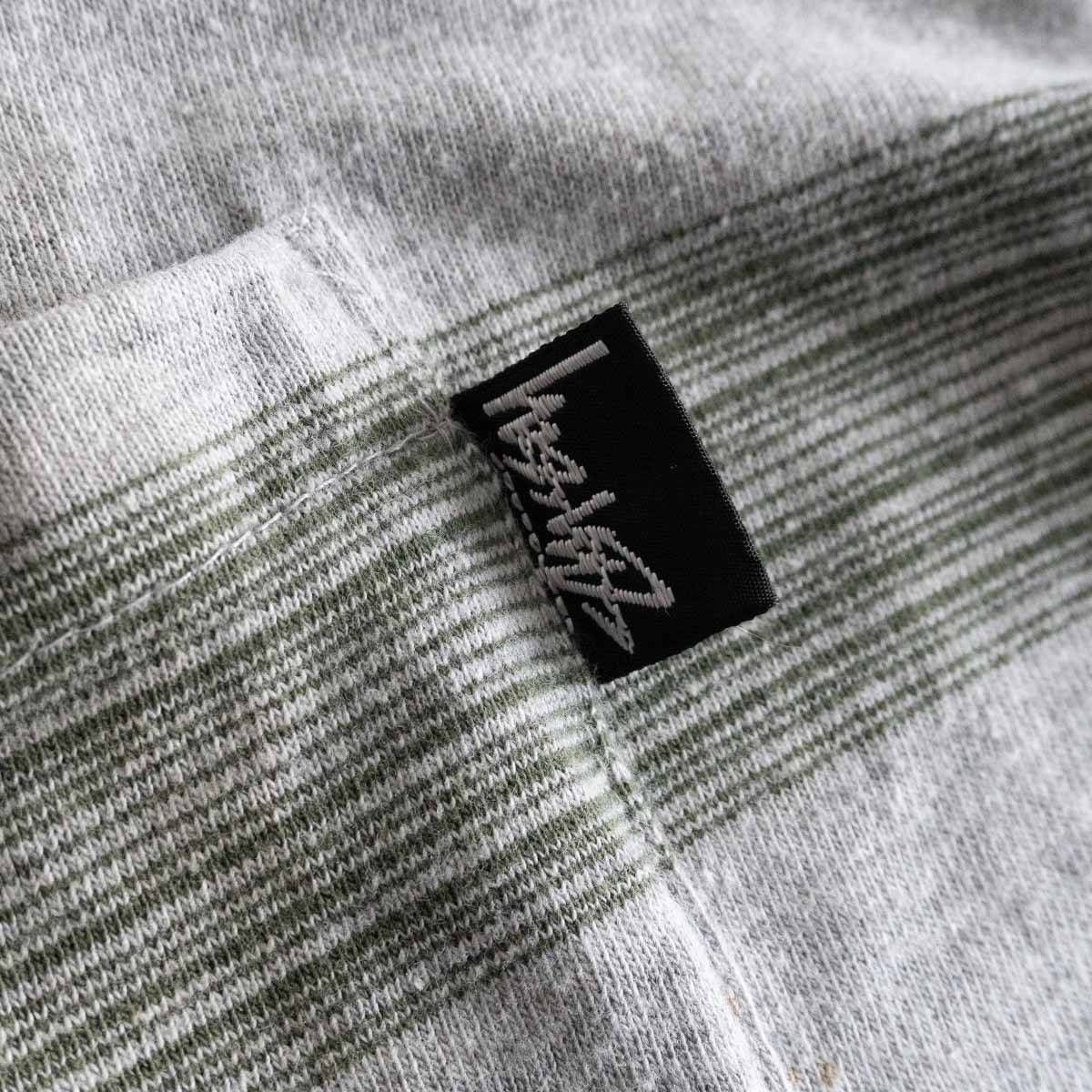 80s/USA製】OLD STUSSY【ボーダー Tシャツ】L ステューシー オールド