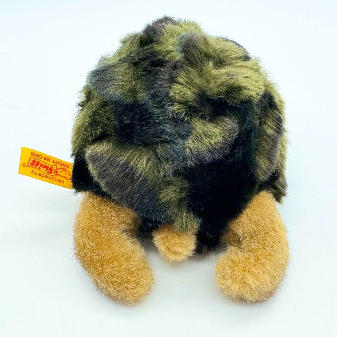Steiff - シュタイフ 068485 スロー タートル 亀 ぬいぐるみ インテリア グリーン Steiff シュタイフ 068485 スロー タートル 亀 ぬいぐるみ