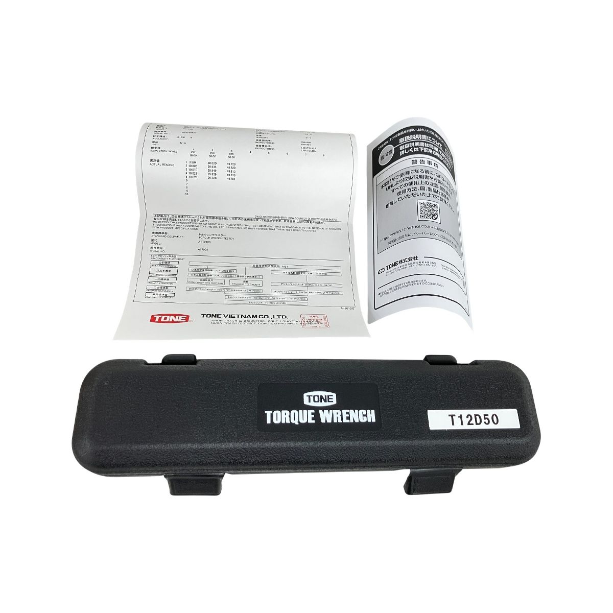 TONE T12D50 差替式トルクレンチクイックスパナヘッドセット 工具 開封品 K10514481