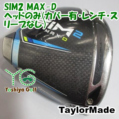 sim2 max d-type d ヘッドのみ 美品 カバー付  テーラーメイド ヘッド単品】右用 テーラーメイド 2021年 SIM2 MAX ドライバー
