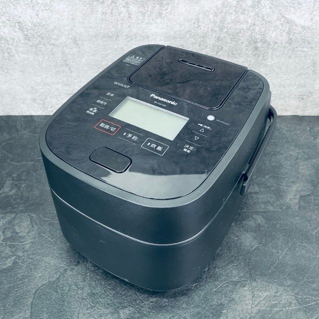 パナソニック スチーム-可変圧力 IHジャー炊飯器 動作保証 PANASONIC SR-VSX109 5.5合炊き ブラック|514187