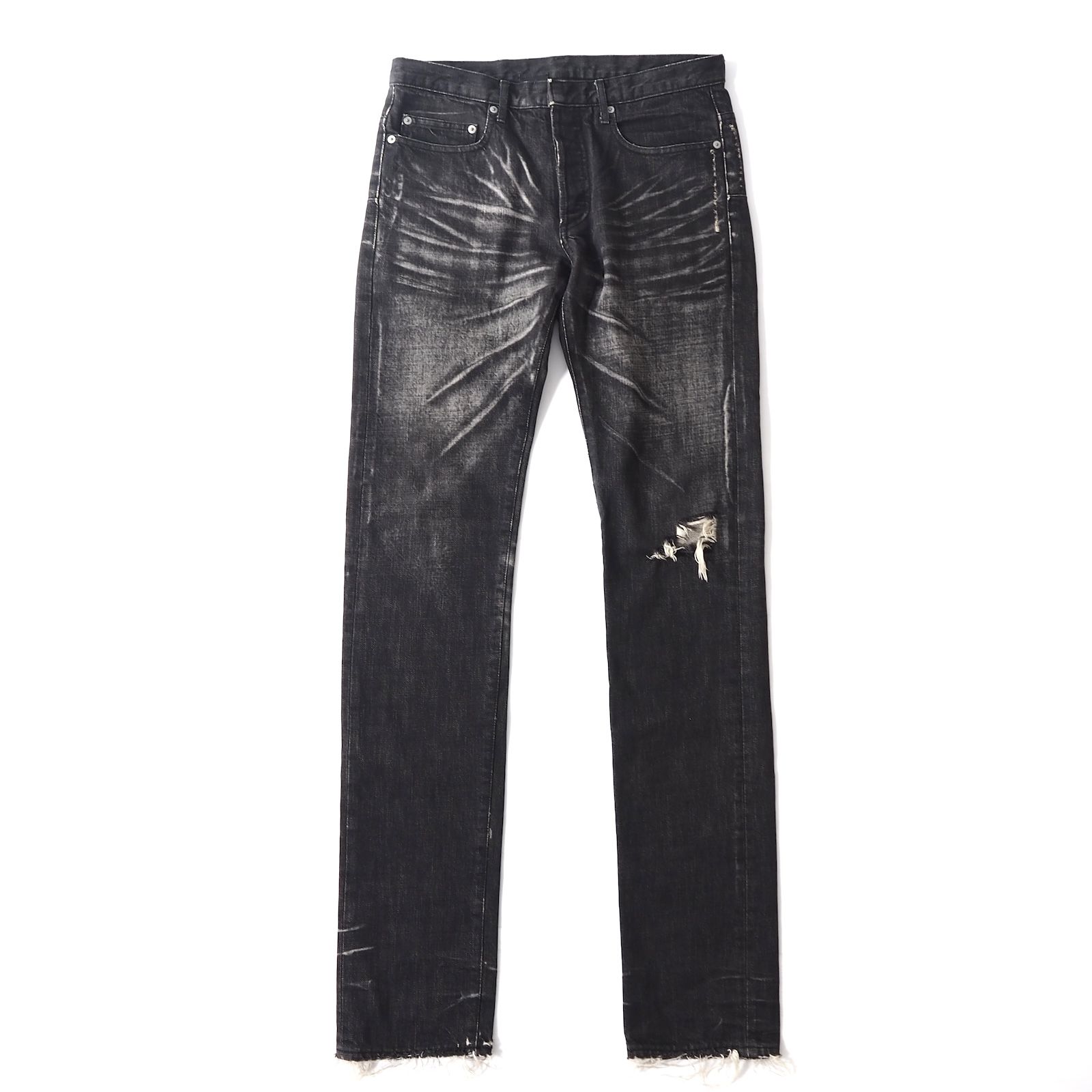 ディオールオム DIOR HOMME エディ期 爪加工 クラッシュ デニム