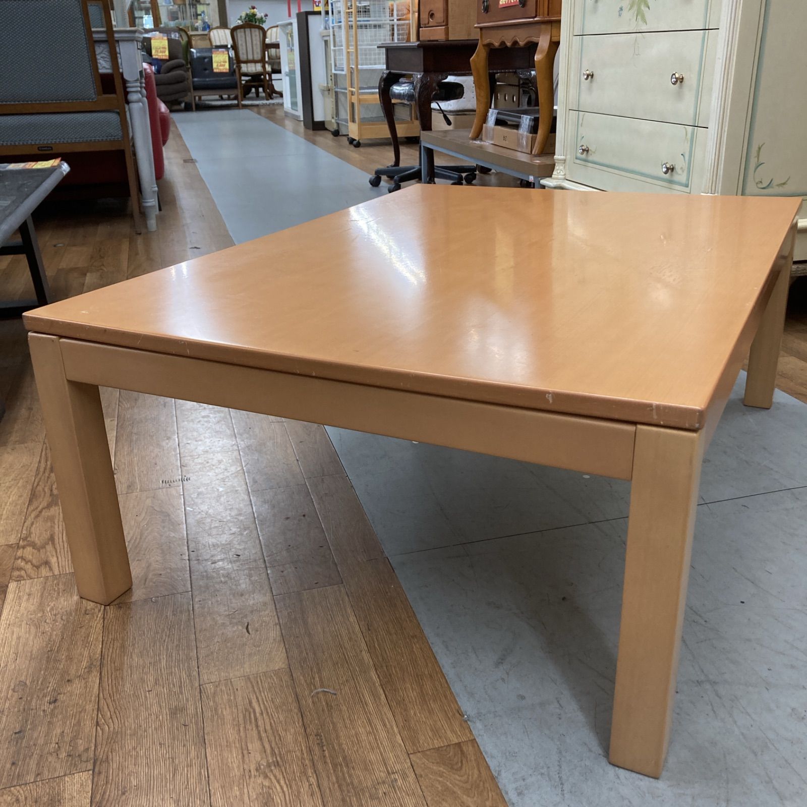 無印良品 こたつ 中古品 長方形 名古屋市近郊送料設置無料⭐S266 ⭐ 無印良品 MUJI 天然木こたつ