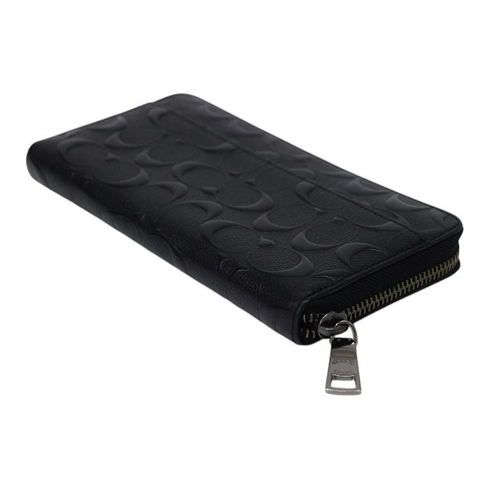 コーチ COACH アコーディオン ウォレット シグネチャー レザー PVC