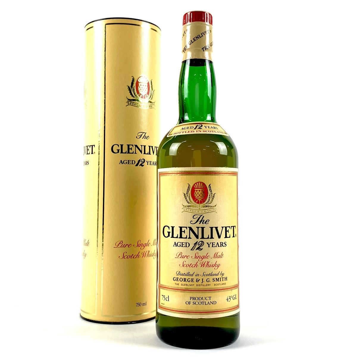 GLENLIVET 12年 旧ボトル 750ml スコッチウイスキー シングルモルト