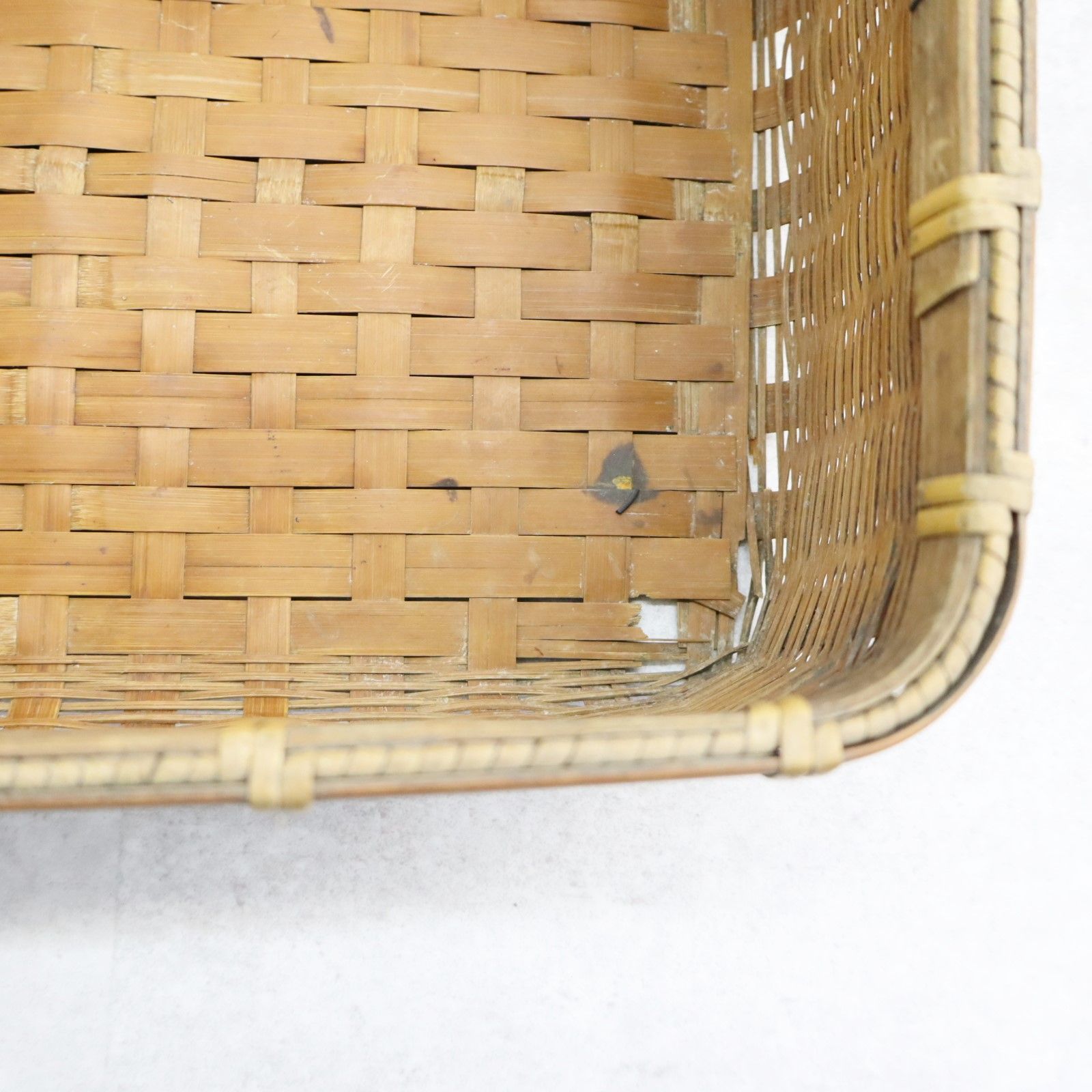 △ 現状販売｜アンティーク 魚籠 5段 蓋付き｜ ｜レトロ アンティーク