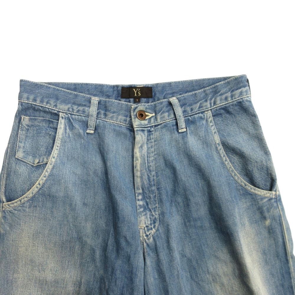 ワイズレディースパンツ　ヨウジヤマモト 中古・古着通販】YOHJI YAMAMOTO (ヨウジヤマモト) リネンワイド