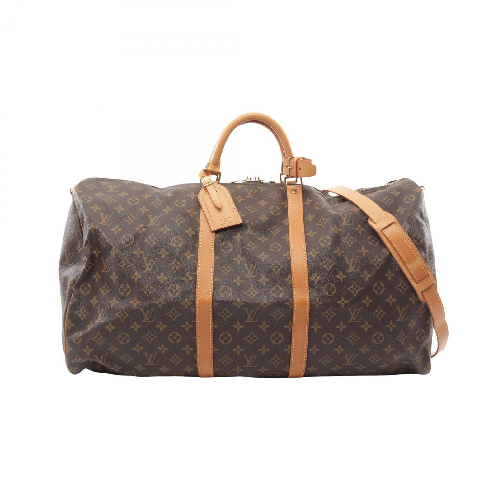 LOUIS VUITTON - Louis Vuitton ボストンバッグ ブラウン