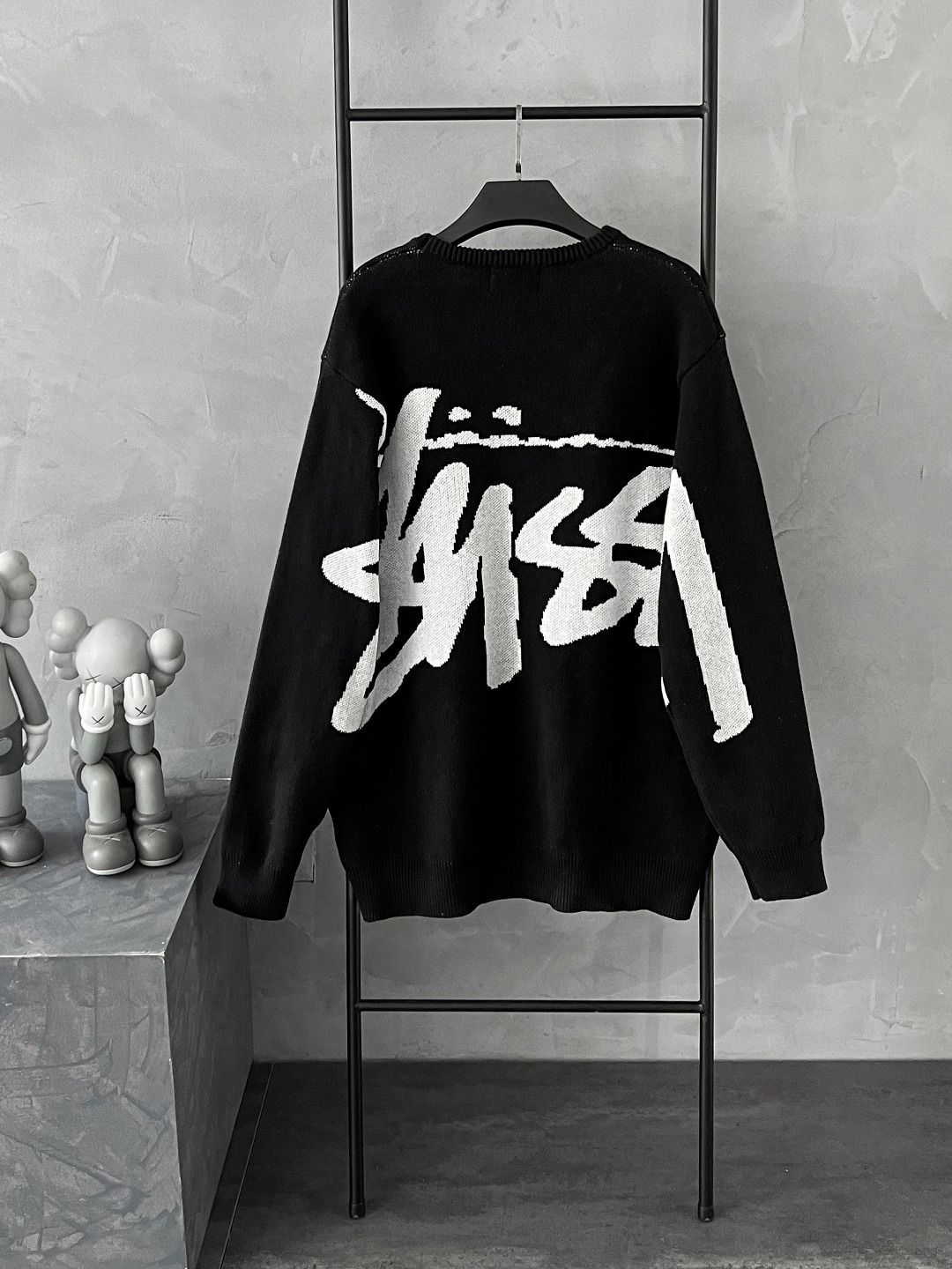 Stussy ステューシー ニット Sweater ブラック S M L XL 並行