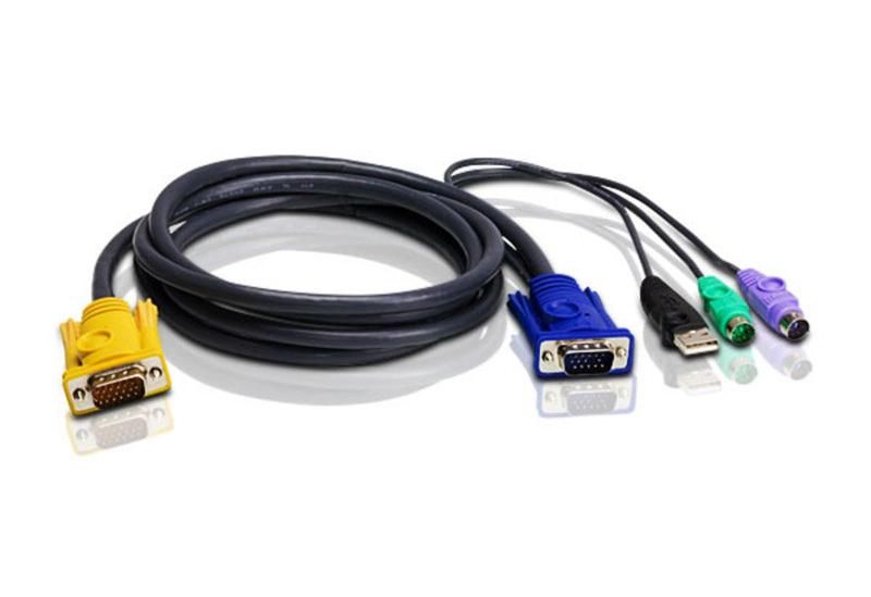 ATEN 3m PS/2-USB KVMケーブル 2L-5303UP