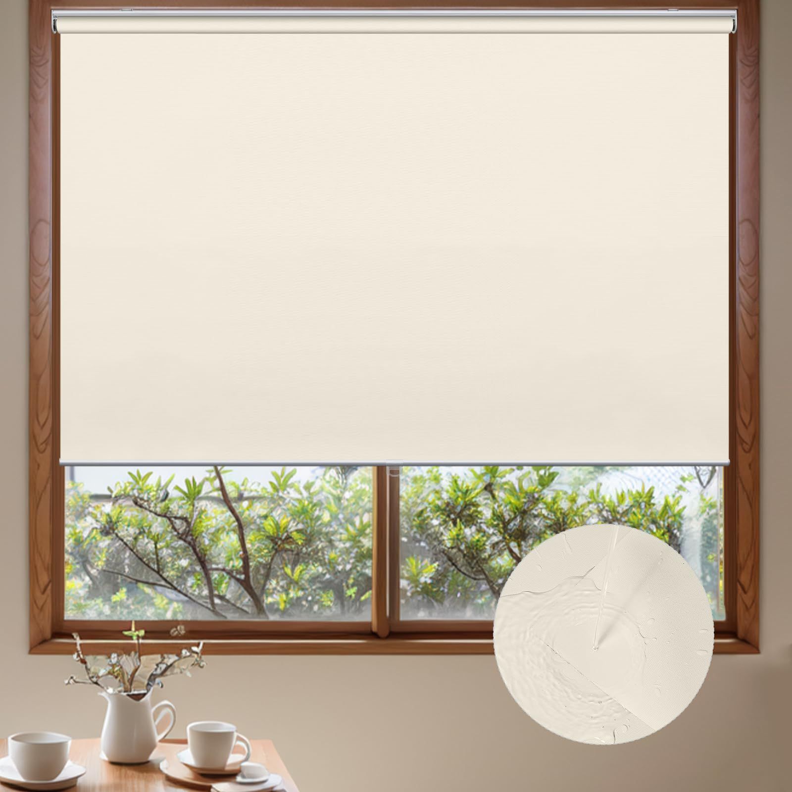 モダン ロールスクリーン 〔遮光2級 180cm×220cm ブラウン〕 日本製 巻取りスピード調整機能付き 『ティオリオ』〔代引不可〕 モダン ロールスクリーン 遮光2級 180cm×220cm グリーン 日本製