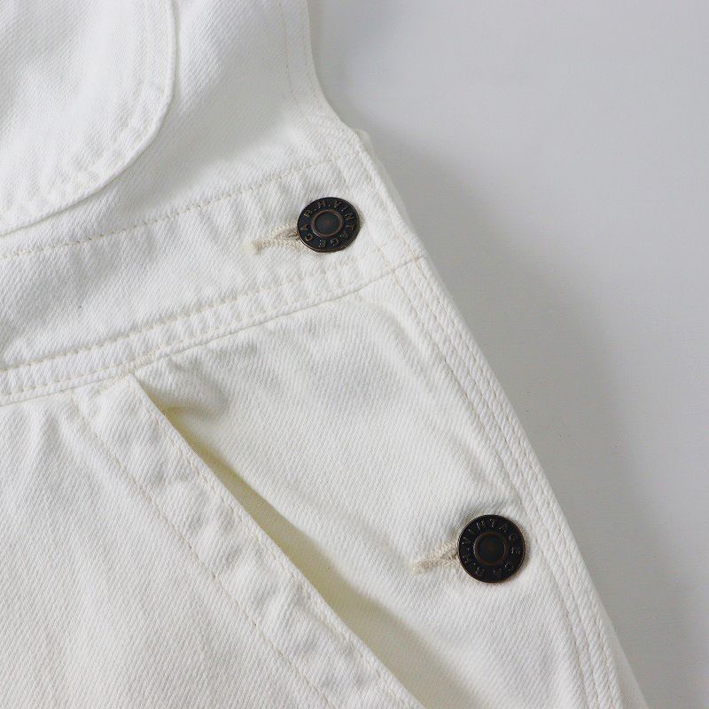 ロンハーマン　R.H Vintage ホワイトサロペット　オーバーオール ロンハーマンRH Vintage White Overall オーバーオールXS