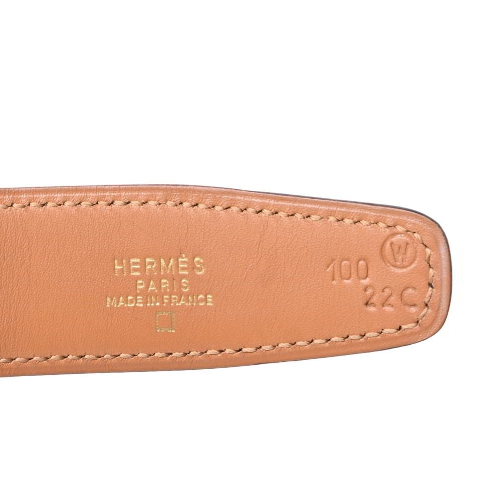 HERMES 1993年 ◯W刻印 クロコダイル レザー ベルト - メルカリ