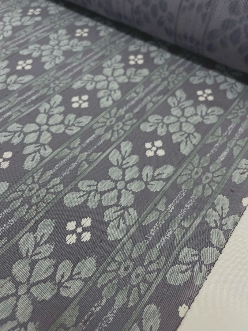 ぜんまい紬 染紬 正絹 反物 - メルカリ