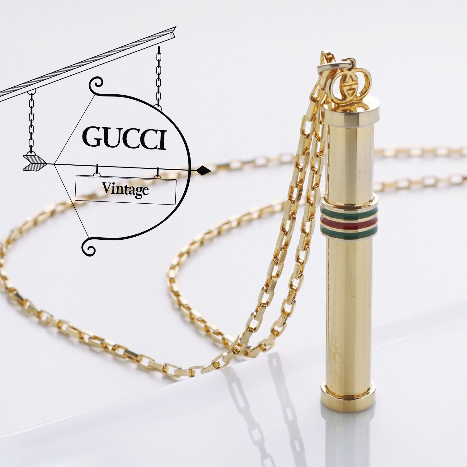 GUCCI ネックレス  オールドグッチ 希少品 GUCCI グッチ ネックレス チョーカー 極太 オールド