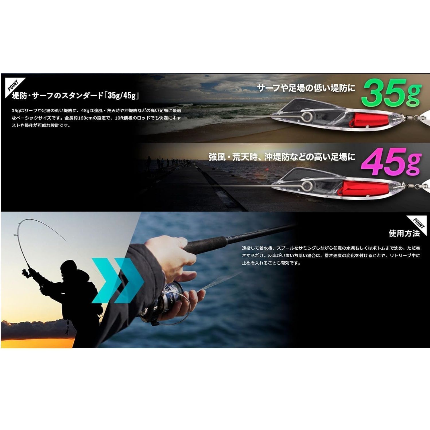 JACKALL(ジャッカル) ジェットロー セット 45g シラスセット（JACKALL  