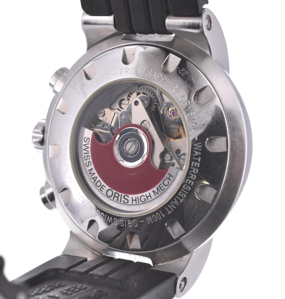 オリス ORIS 7521-44 TT1 クロノグラフ デイト 自動巻き メンズ E