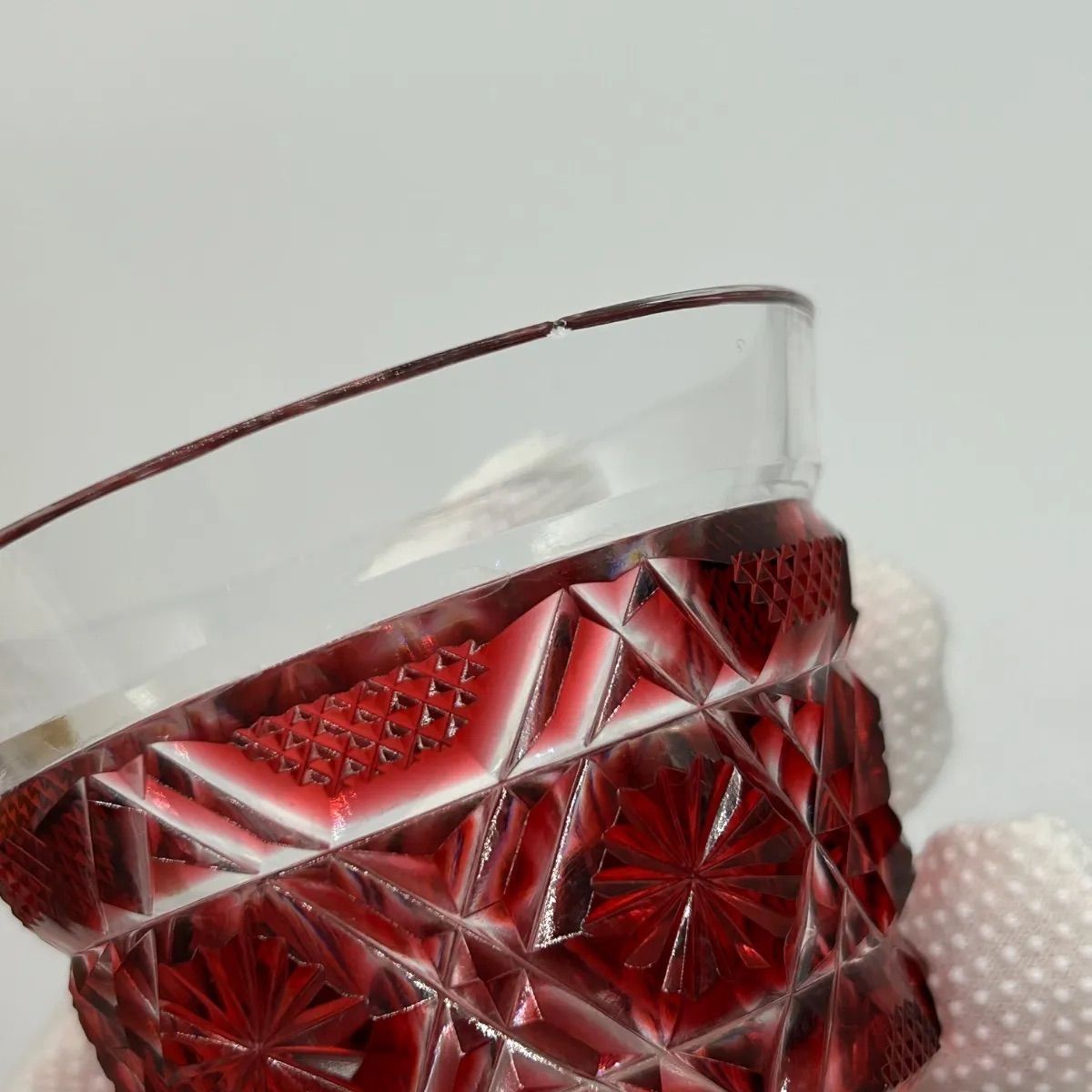 島津薩摩切子 色被せガラス 冷酒器揃 島津磯斉彬竈 デカンタ 冷酒グラス