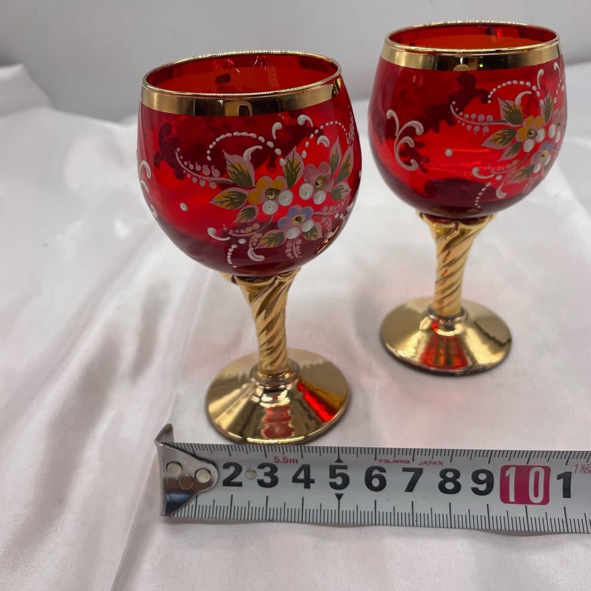 イタリア ベネチアングラス ワイングラス セット ベネチアングラス