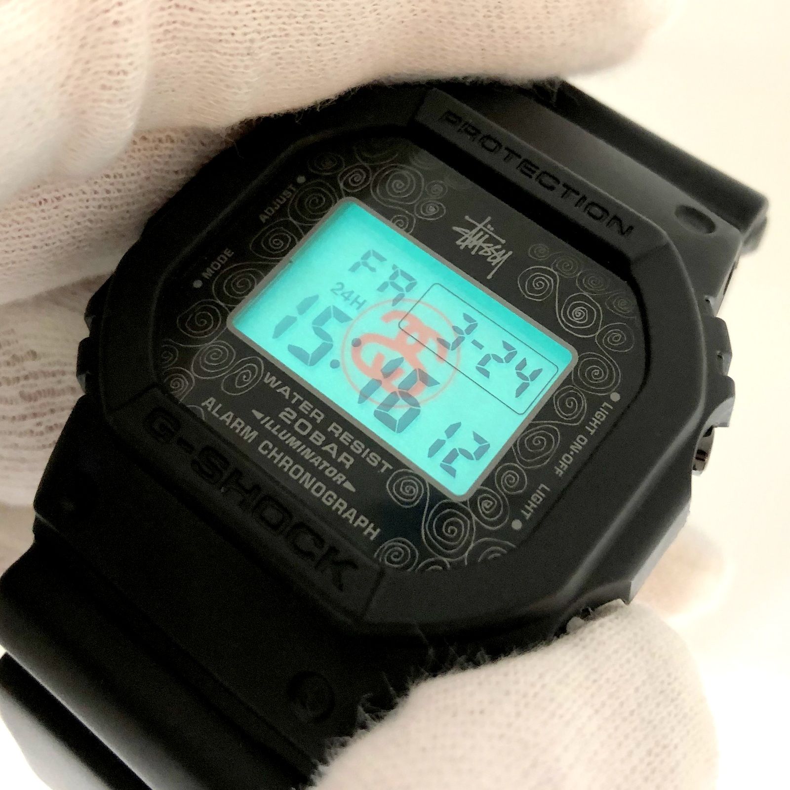 G-SHOCK 腕時計 DW-5000ST-1JR STUSSYコラボ 25周年 - USED MARKET