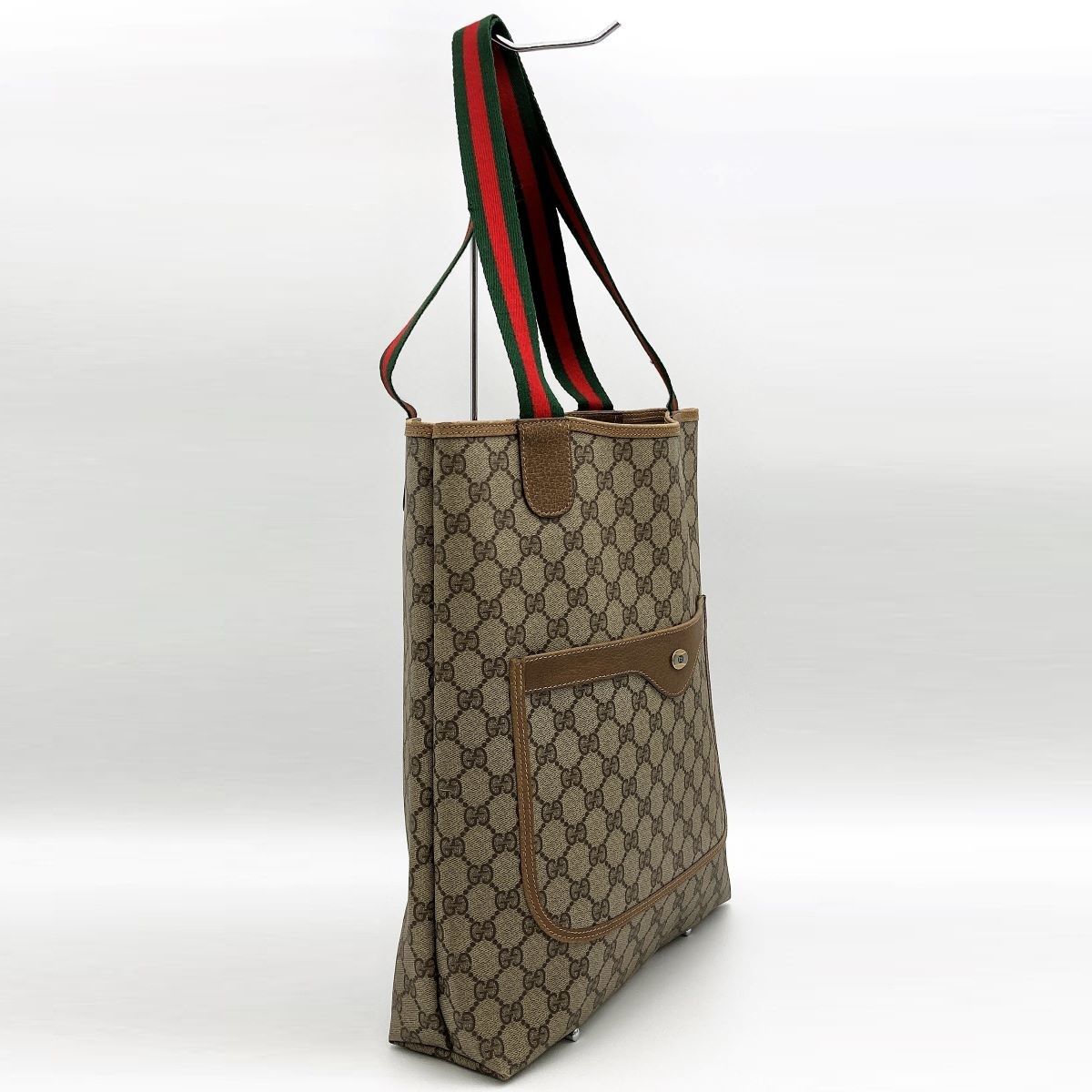 美品 GUCCI グッチ オールドグッチ トートバッグ シェリーライン 美品 GUCCI グッチ オールドグッチ トートバッグ シェリーライン
