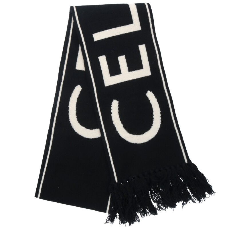 Celine セリーヌ ウール カシミア マフラー CELINEセリーヌ カシミヤ