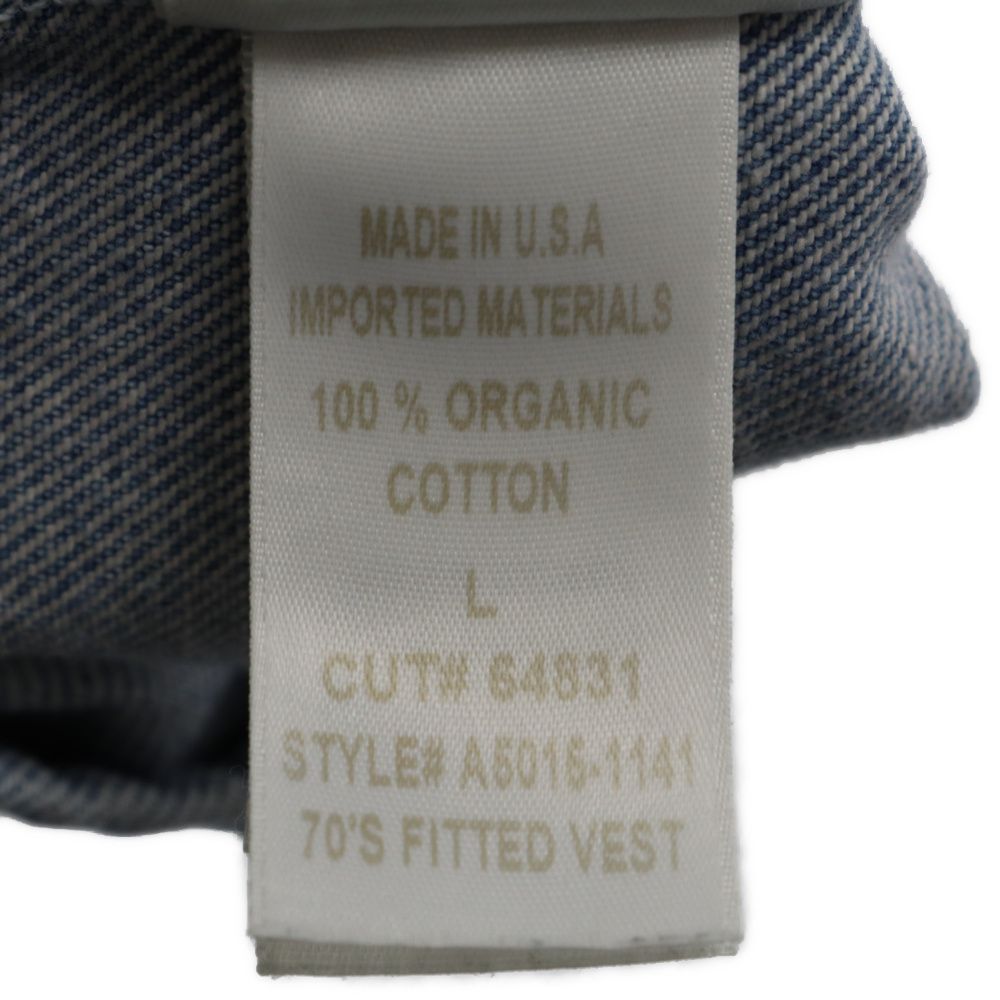 AGOLDE (エーゴールドイー) 70's Denim Vest Vネック デニムベスト