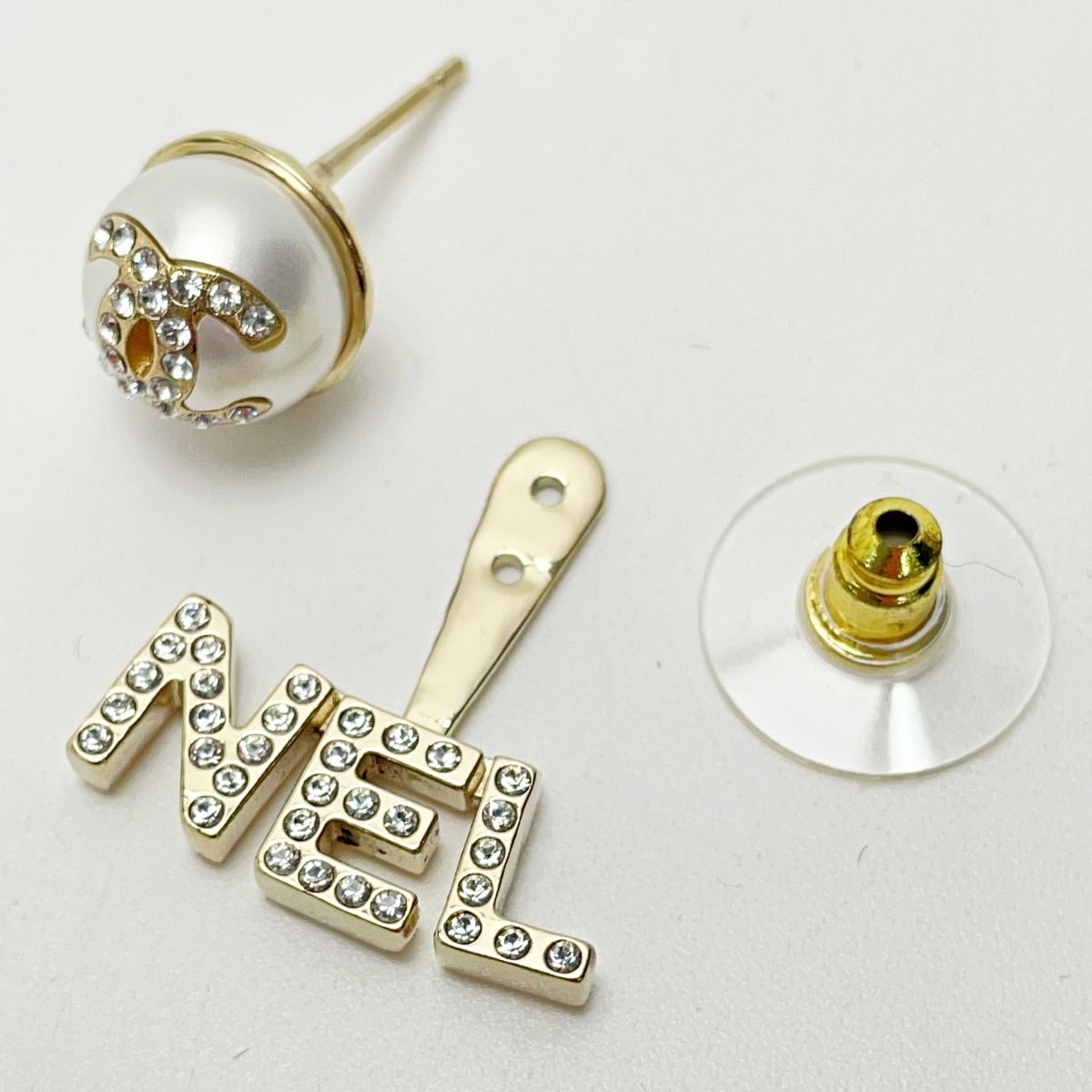 CHANEL シャネル ピアス AB6484 ゴールド系 2Way ココマーク