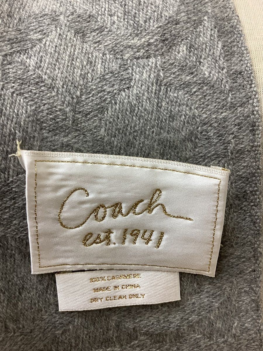 COACH】カシミア100%マフラー♡ 公式】COACH – コーチ | リバーシブル