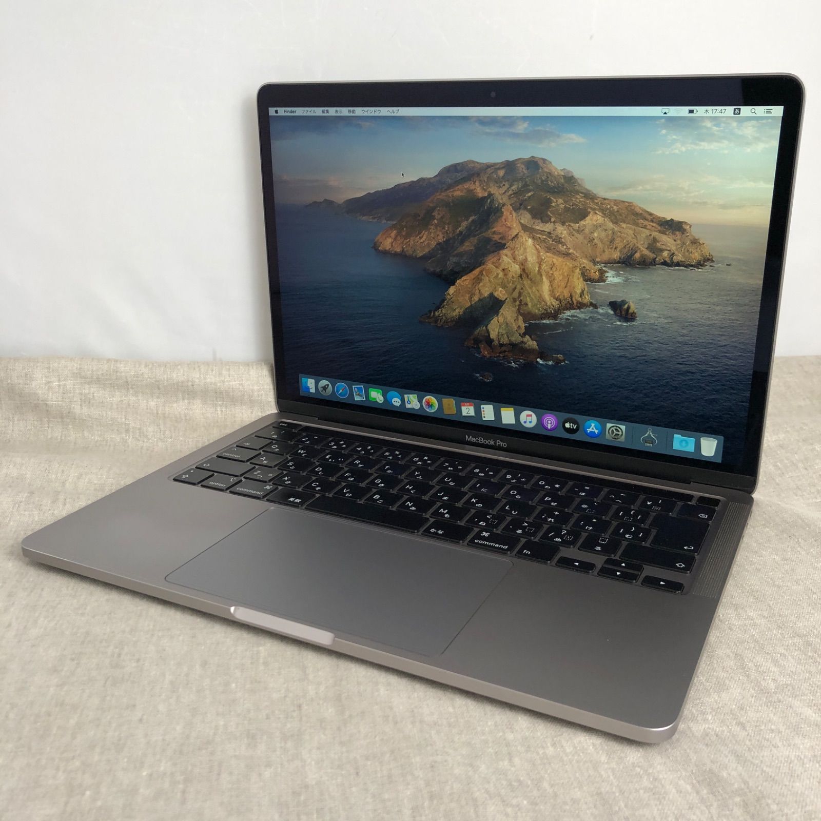 【本体のみ】Apple MacBook Pro (13インチ， 2020， Thunderbolt 3ポート x 4)【i5・16GB・512GB】A2251 EMC3348/LT-240549（238756）RS