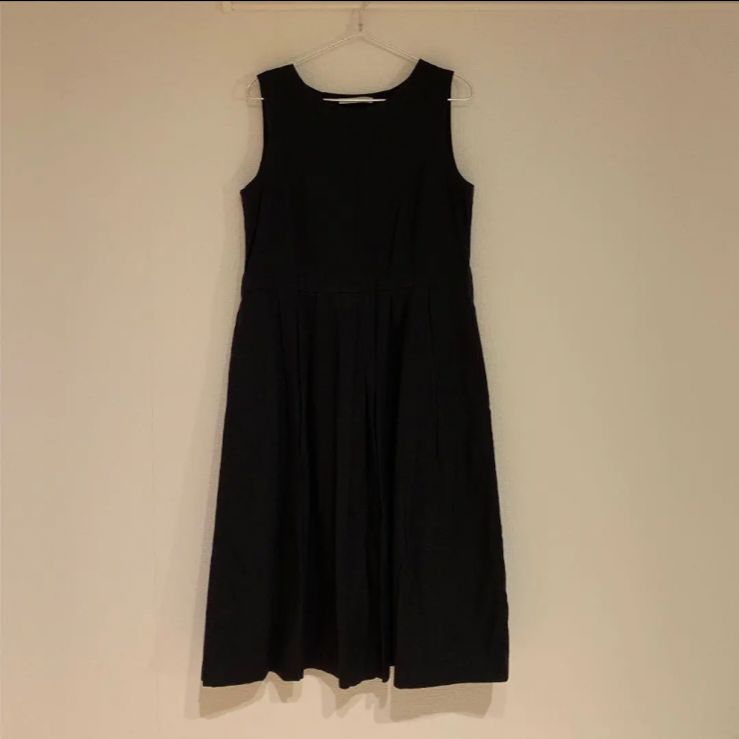 PAR ICI コットンサテン ノースリーブワンピース 美品 - メルカリ