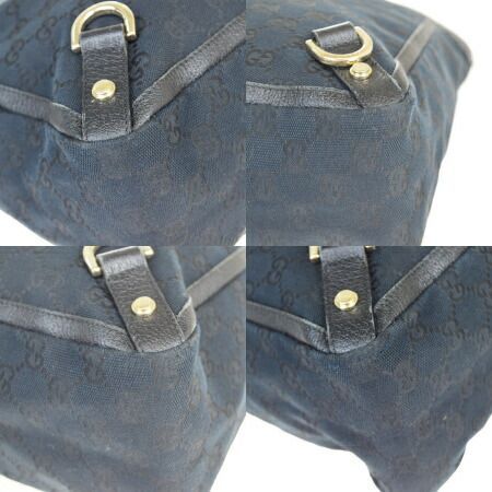 GUCCI】グッチ GGキャンバス レザー トートバッグ 保存袋付き GUCCI
