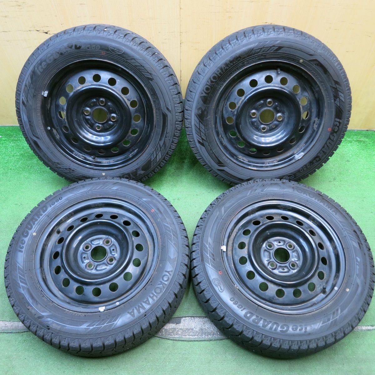 バリ溝！22年！9.5分以上☆スタッドレス 185/65R15 ヨコハマ アイス 