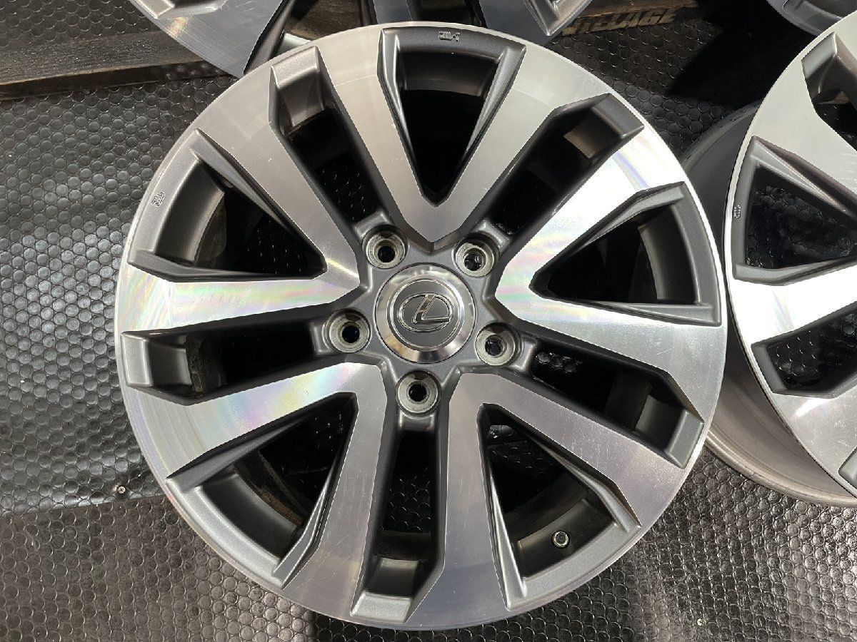 TOYOTA トヨタ 200系ランクル ZX 後期 純正ホイール 20インチ 4本 8.5J5HPCD150 58 レクサスLX570等 MHZ796