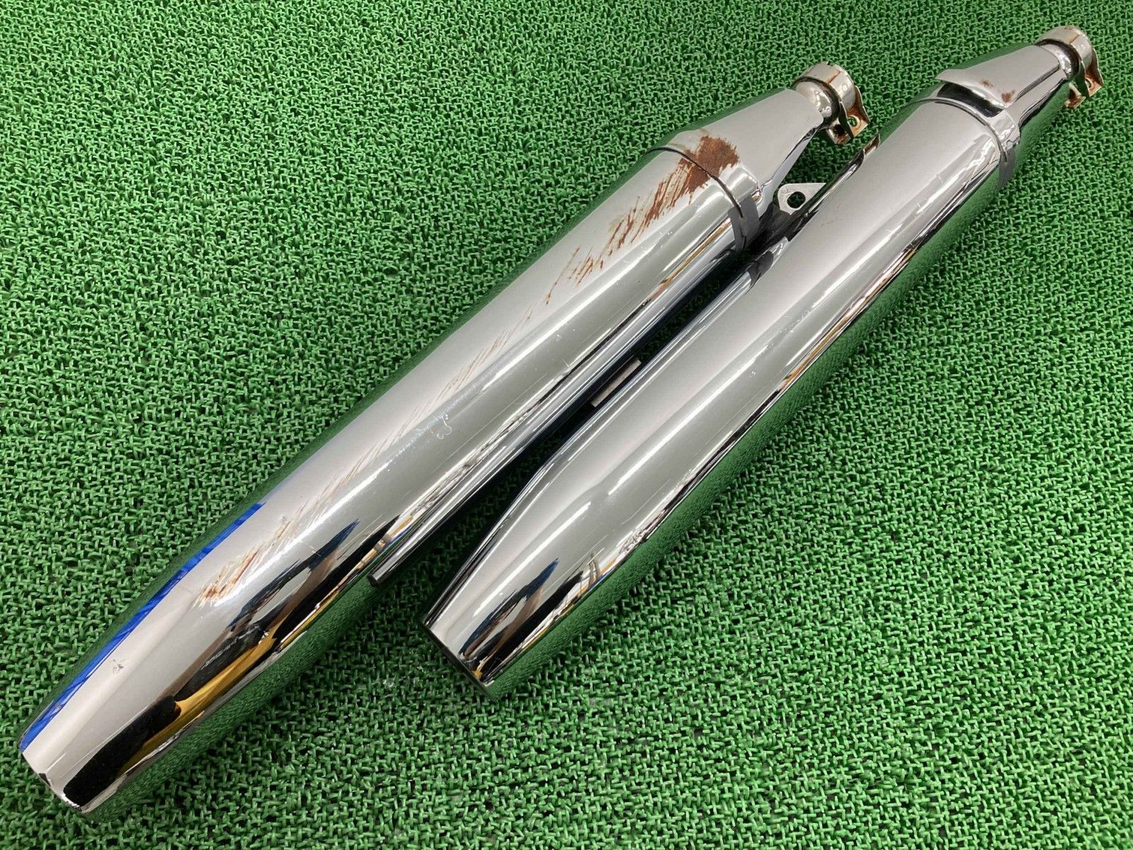 ドラッグスター1100クラシック サイレンサーマフラー 5KSP ヤマハ 純正 バイク 部品 VP13J 機能的問題無し 品薄 品 lT