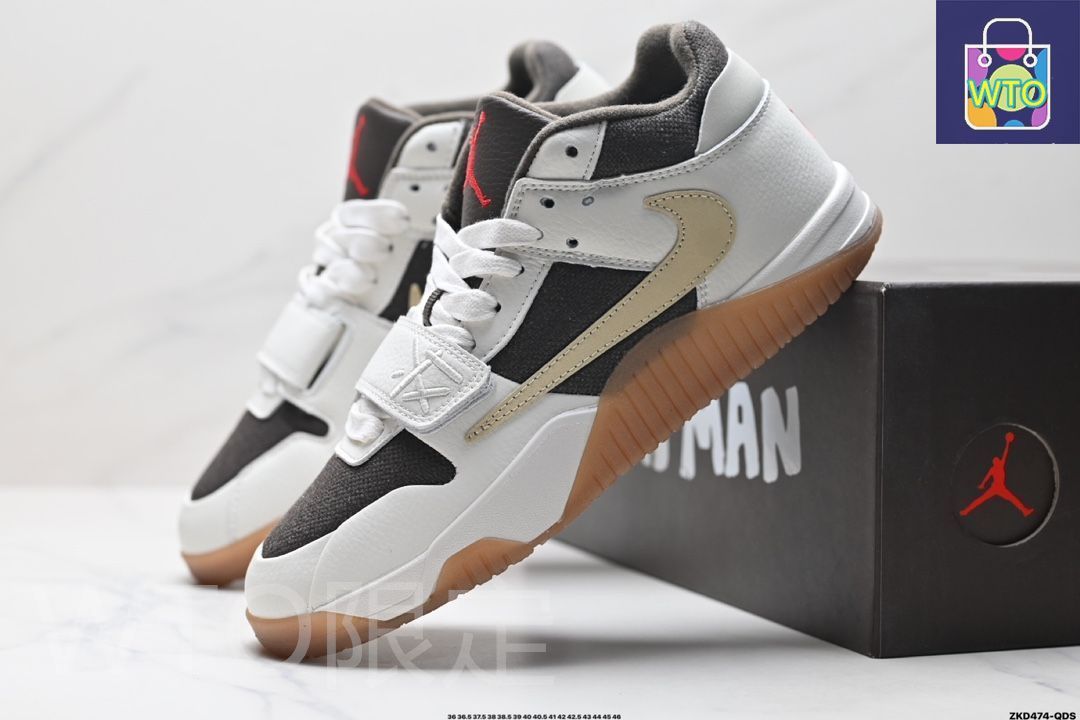 27.5cmトラヴィススコット セイル アンド ダークモカ NIKE × Travis Scott ◇ジョーダン ジャンプマンジャック TR
