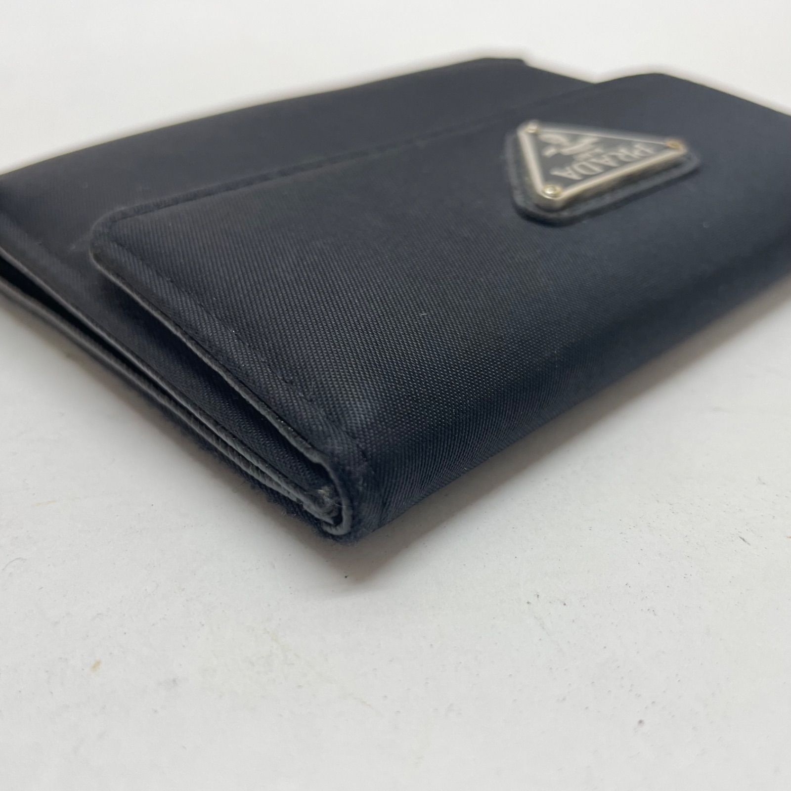 1369 PRADA プラダ 三つ折り財布 ナイロン ブラック