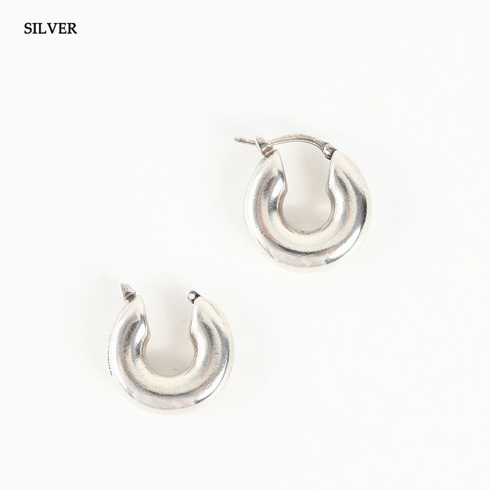 JIL SANDER ジルサンダー シルバー フープ ピアス ジュエリー 訳あり】JILSANDER ジルサンダー ピアス アクセサリー ClassicEarrings