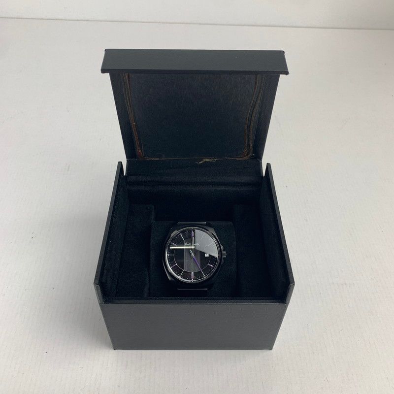 【中古品】Paul Smith 　ポールスミス　クォーツ　腕時計　 ダークブルー 中古】ポールスミス PAUL SMITH 腕時計 ウォッチ クォーツ 青文字盤