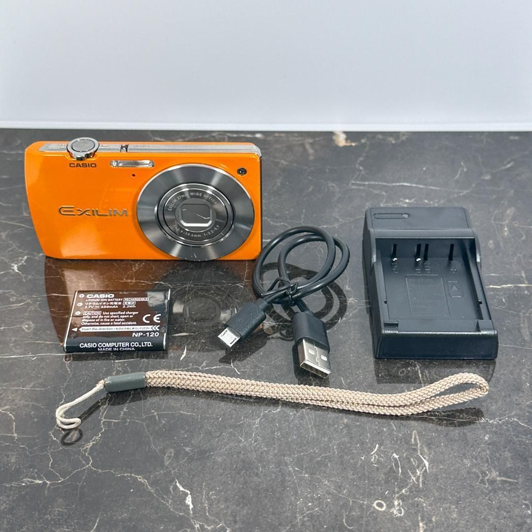 CASIO EXILIM EX−S600 コンパクトデジタルカメラ オレンジ CASIO