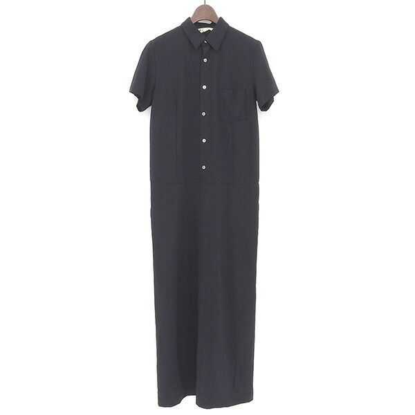 コムデギャルソン COMME des GARCONS ウール シャツワンピース 半袖  